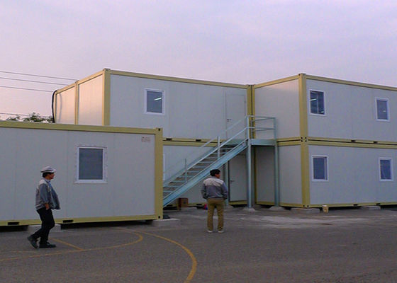Externe de Containerhuizen van de Tredenopslag, het Verschepen Containeropslag voor Pakhuis