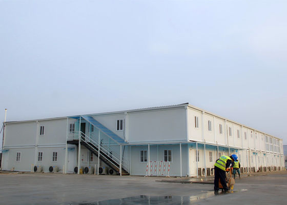 China De gemakkelijk Verwijderbare Vlakke Huizen die van de Pakcontainer Venster met Volledige Faciliteiten glijden fabriek