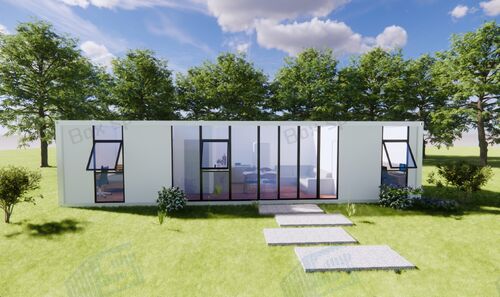 Latest company news about #weekly design 1 # twee slaapkamers 40 voet container huis