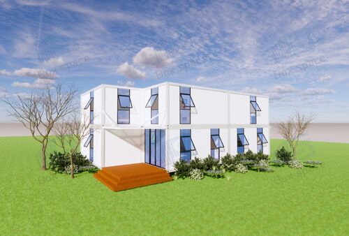Latest company news about 15*9m 2 verdiepingen Container villa met 3 slaapkamers 135 vierkante meter!