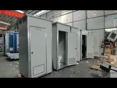 Buitenhuis mobiel tijdelijk openbaar toilet Bouwplaats mobiel toilet Buitenhuis douche badkamer