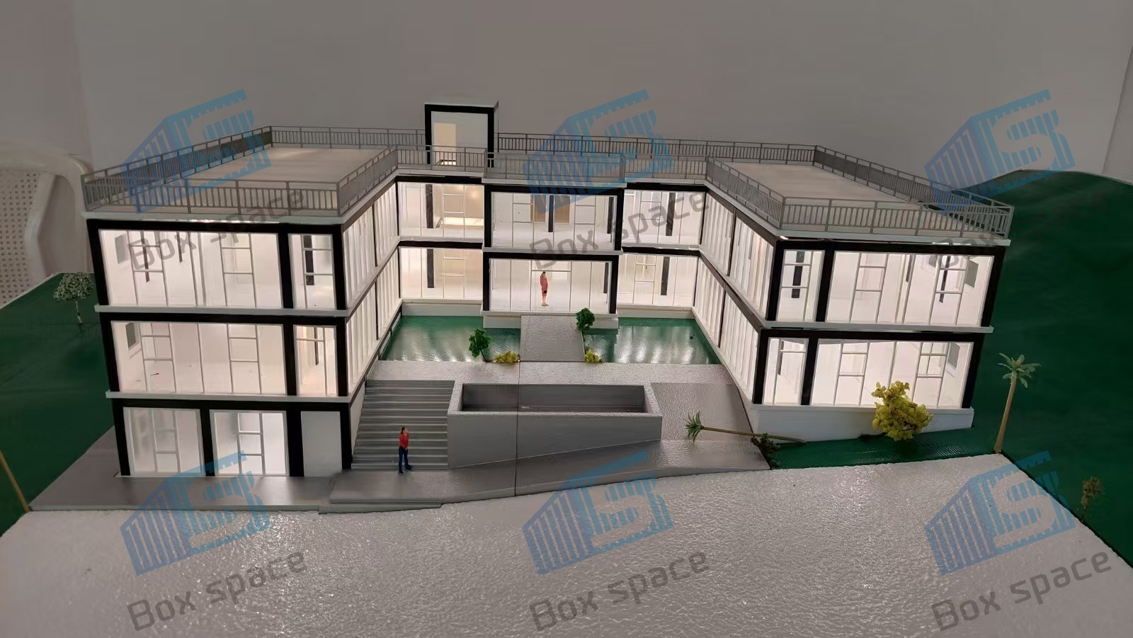 Boxspace 6x3m Pre Manufactured Container Homes Modular Structure Office ...