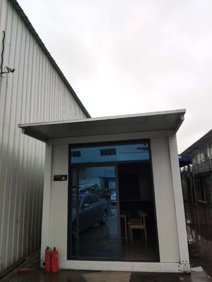 Modulaire tijdelijke containerwoningen opvouwbare kleine mobiele prefab huis