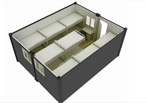 Luxe containerwoningen met 3 slaapkamers, modulaire prefab containerwoningen.