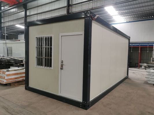 Duurzaam 2 slaapkamers container huis met zijdewand afvoer en rockwool isolatie