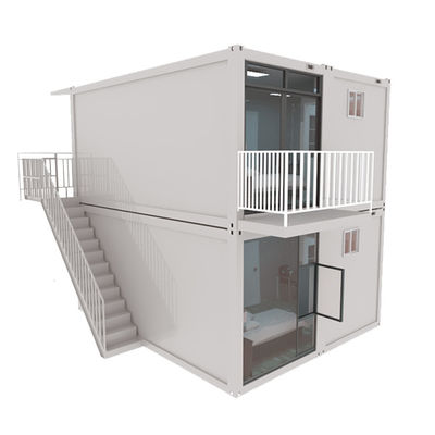 Staal 20ft 2 slaapkamer Shipping Container Huis Anti-roest Prefabricated Homes
