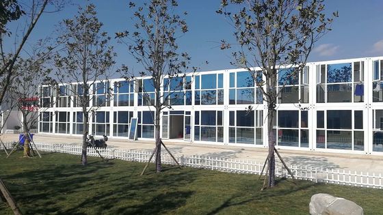 Anti-roest voorgefabriceerde opslagcontainerhuis, CE voorgefabriceerde scheepvaartcontainerhuis
