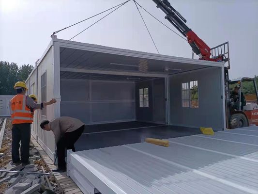 Opvouwbaar 40ft Draagbaar Uitvouwbaar Container Huis 5 Min Installeer Antiseismisch