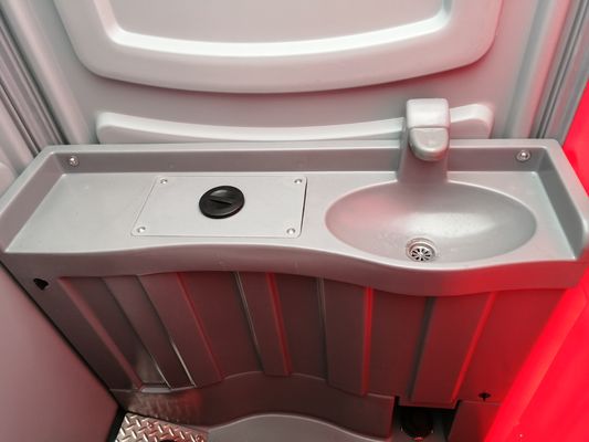 Afneembare HDPE bouwplaats toilet, Plastic camping draagbare site toilet