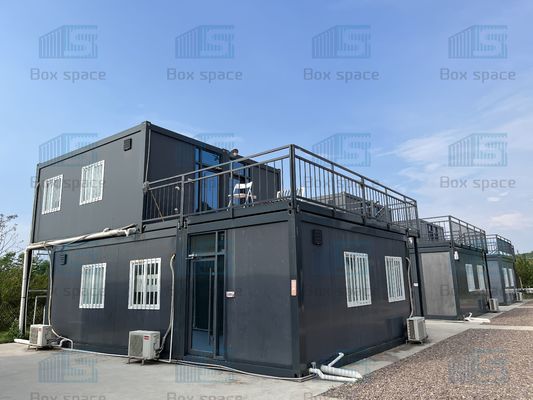 Duurzaam geprefabriceerd afneembare containerhuis Modulair met 50 mm Rockwool Insulatio