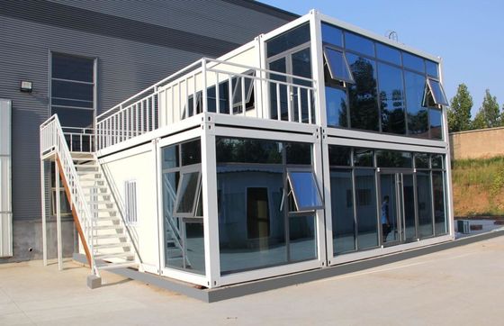 Antiseismisch 2 slaapkamers Containerhuis Modulaire geprefabriceerde opvouwbare huizen