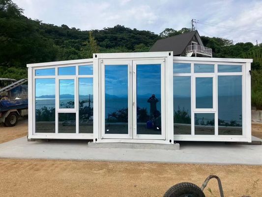 3 slaapkamers Uitbreidbaar Containerhuis Luxe Prefab Camp Modulaire hut