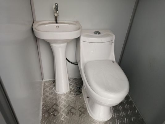 Verplaatsbaar, ecologisch staal, draagbaar toilet, openbaar mobiel huis met douche