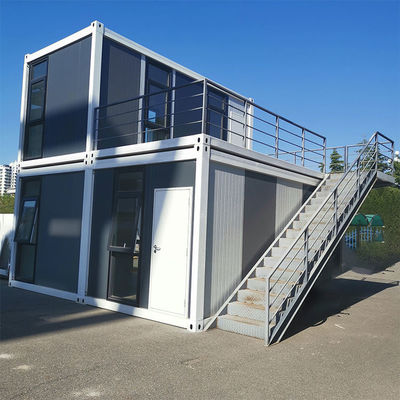 BOX SPACE Aanpasbaar kantoorontwerp Modulair gebouw Prefab huis Afneembare platte verpakking Containerhuis