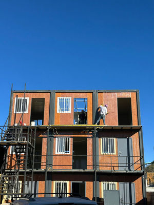 Modulair afneembare containerhuis voor mijnbouw en bouw