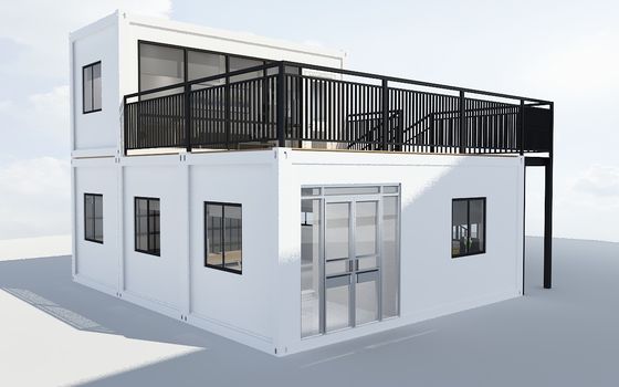 CE gecertificeerd China Low Price Design Modulaire hut Draagbare kleine containerhuis met isolatiewand van steenwol