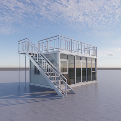 BOX SPACE Goedkope modulaire draagbare woningen Afneembare prefab Containerhuis Prefab miniatuurwoningen voor werkerskamp
