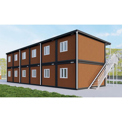 2024 Modern staal flat pack container huis pre-constructie arbeid slaapkamer aanpasbare kant-en-klare woonruimte