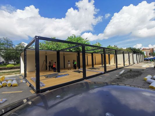 BOX SPACE Kleur Staalplaat Activiteit Ruimte Vaste structuur Prefab Huizen Prefab Warehouse Lage prijs Prefab Warehouse