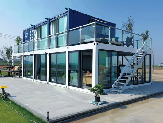 BOX SPACE 20ft Flat Pack Container House Prefab Shipping Container House Luxe Prefabricated Container Homes