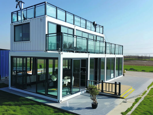 BOX SPACE Deluxe Edition Fabrieksprijzen Containerhuis Volledig geassembleerd Thailand Modulair Huis 40ft Prefab Huizen