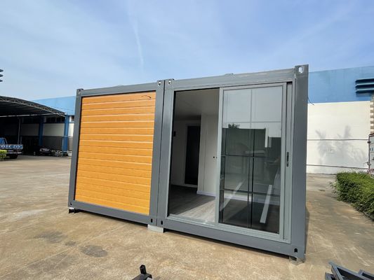 Nieuwe generatie Sandwich Panel Steel House LEGO Container House, Container Van Met Knock Down System En Decoraties