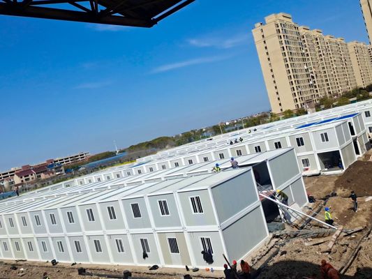 High-End Luxe Container Huis Modulair Prefab Casa Cubica Container Huis Prefab Huizen Met 4 Slaapkamers En Balkon