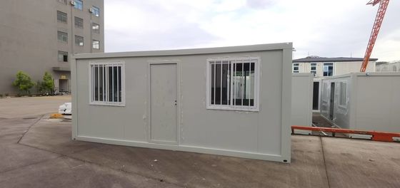 Vervaardiger 20ft Prefab Huis Z vouwcontainer Prefab mobiele thuis kamp kantoor opslag doos Container huis