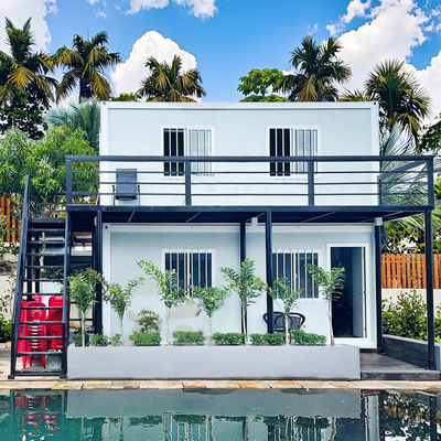 Boxspace Luxury-Prefab-House-China-Prefabricated-Homes 2 Storey Prefab Modern House Custom Prefabricated Container House